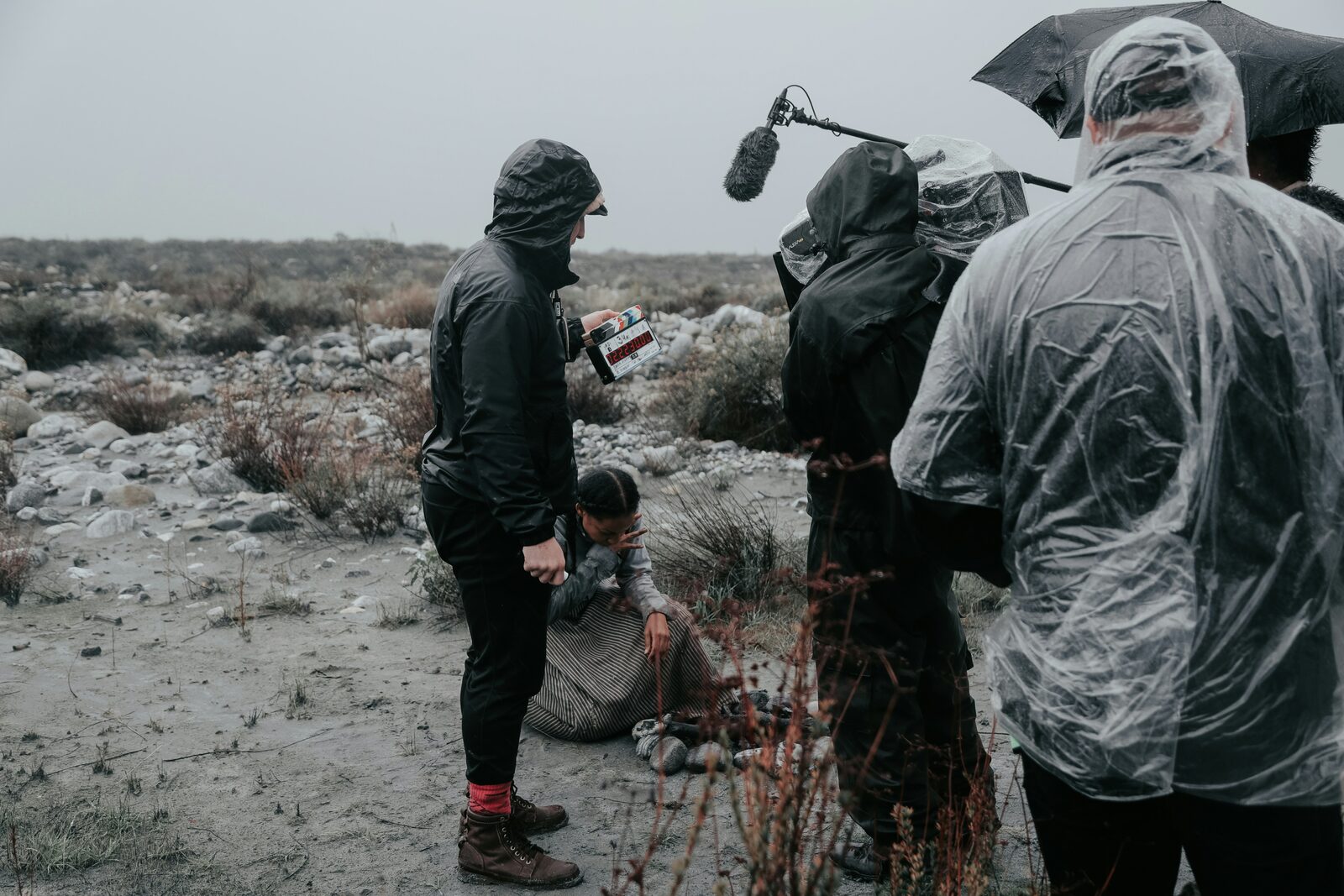 Outdoor filmmaking in UK rainy weather conditions